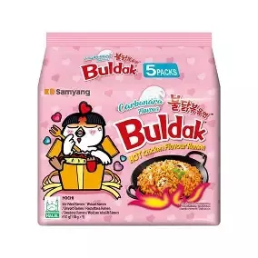Nouilles buldak  CARBONARA 5x130 g 'SAMYANG' V