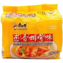 Nouilles inst Porc échalot 5x104g KANGSIFU