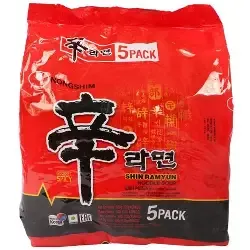 Nouilles inst. SHIN RAMYUN PACK 120gx5  NONGSHIM