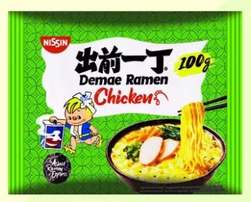 Nouilles instantanés goût  poulet 100g NISSIN