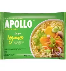 Nouilles instantanés goût légumes 85g APOLLO