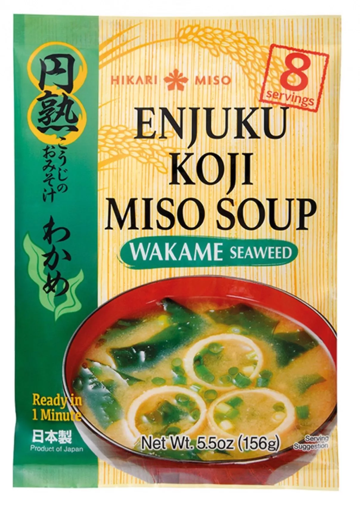 Soupe miso aux algues wakame 8x HIKARI MISO