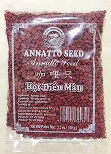 Red annatto seed /Hat dieu do 100g