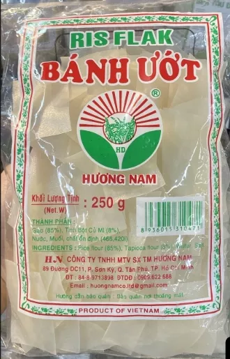 Rice flakes banh uot 300gr HUONG NAM