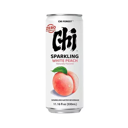 Sparkling water white peach 330ml CHI FOREST