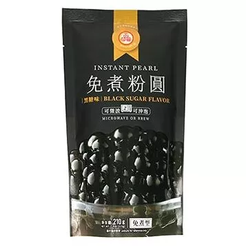 Tapioca billes Black sugar Bubble tea 210g 'WUFUYUAM '