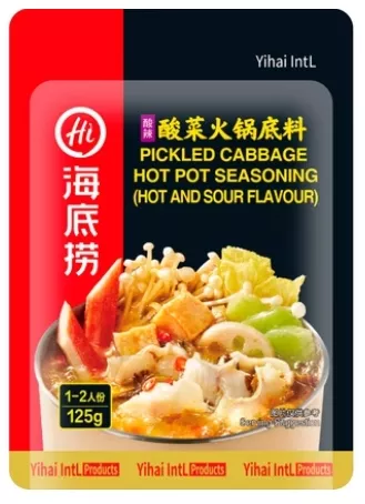 Hot pot seasoning pickled cabbage 125g HAIDILAO
