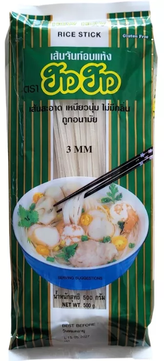 Nouilles de riz 3mm /banh pho 500g HOW HOW