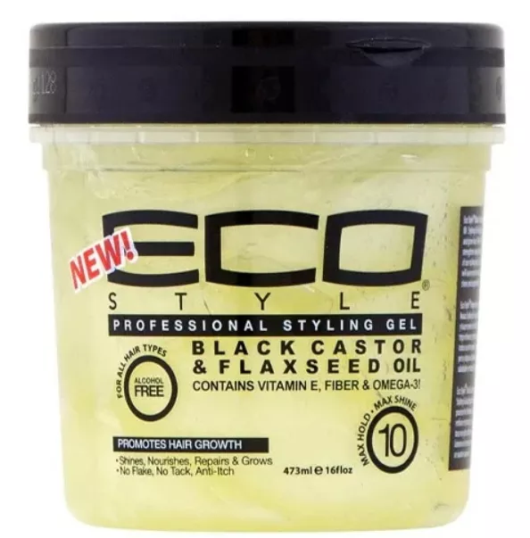 ECOSTYLER BLACK CASTOR Oil Styl. GEL 16oz