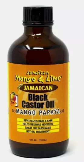 Black Castor oil Mango-papaya 118ml JAMAICAN