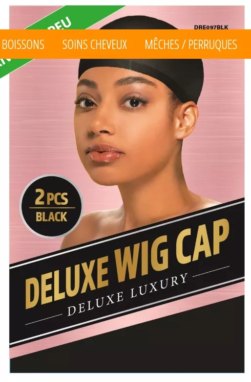 Bonnet deluxe luxury noir 2pcs DR WORLD