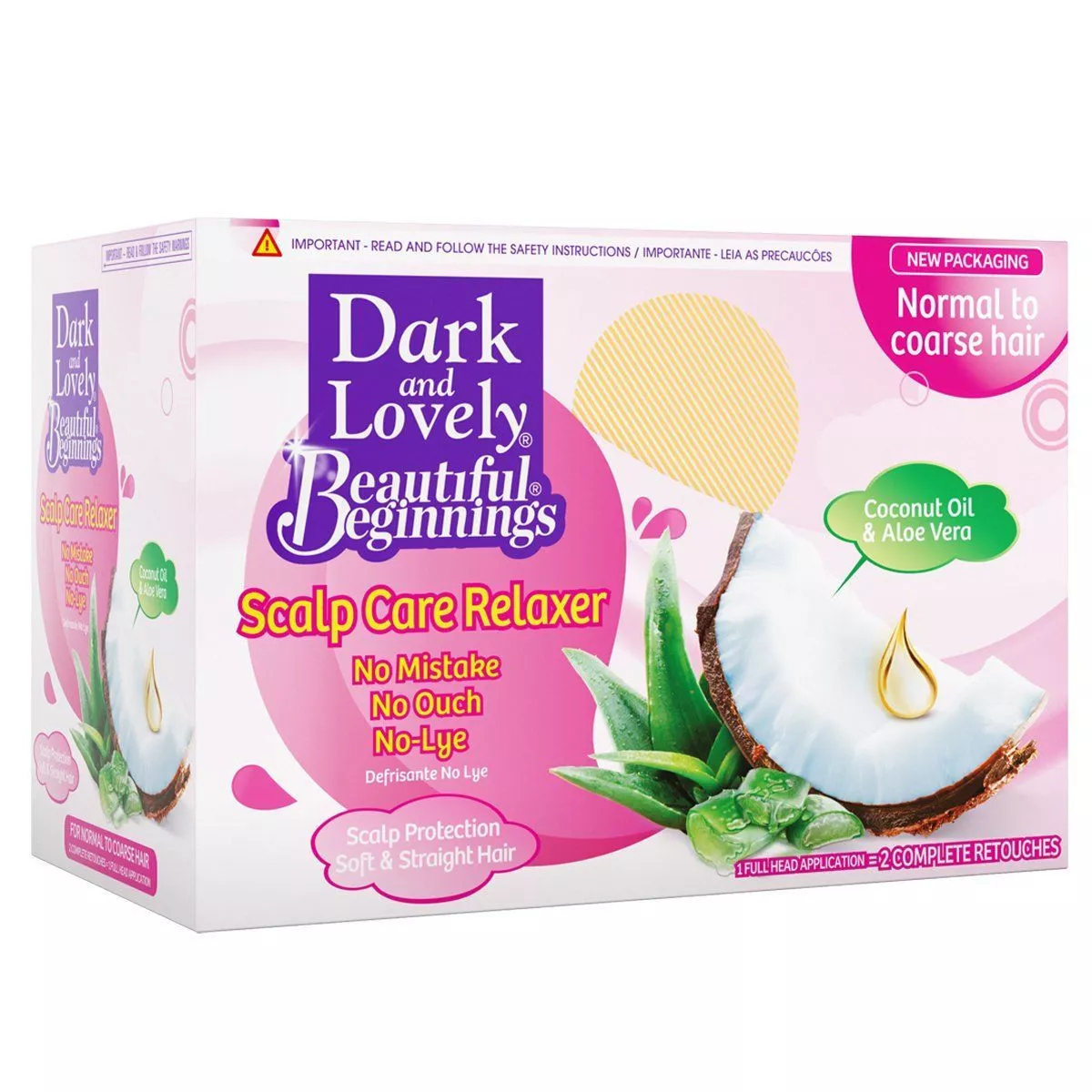 Kit défrisant cheveux 'normaux à épais' kid 'DARK&LOVLY