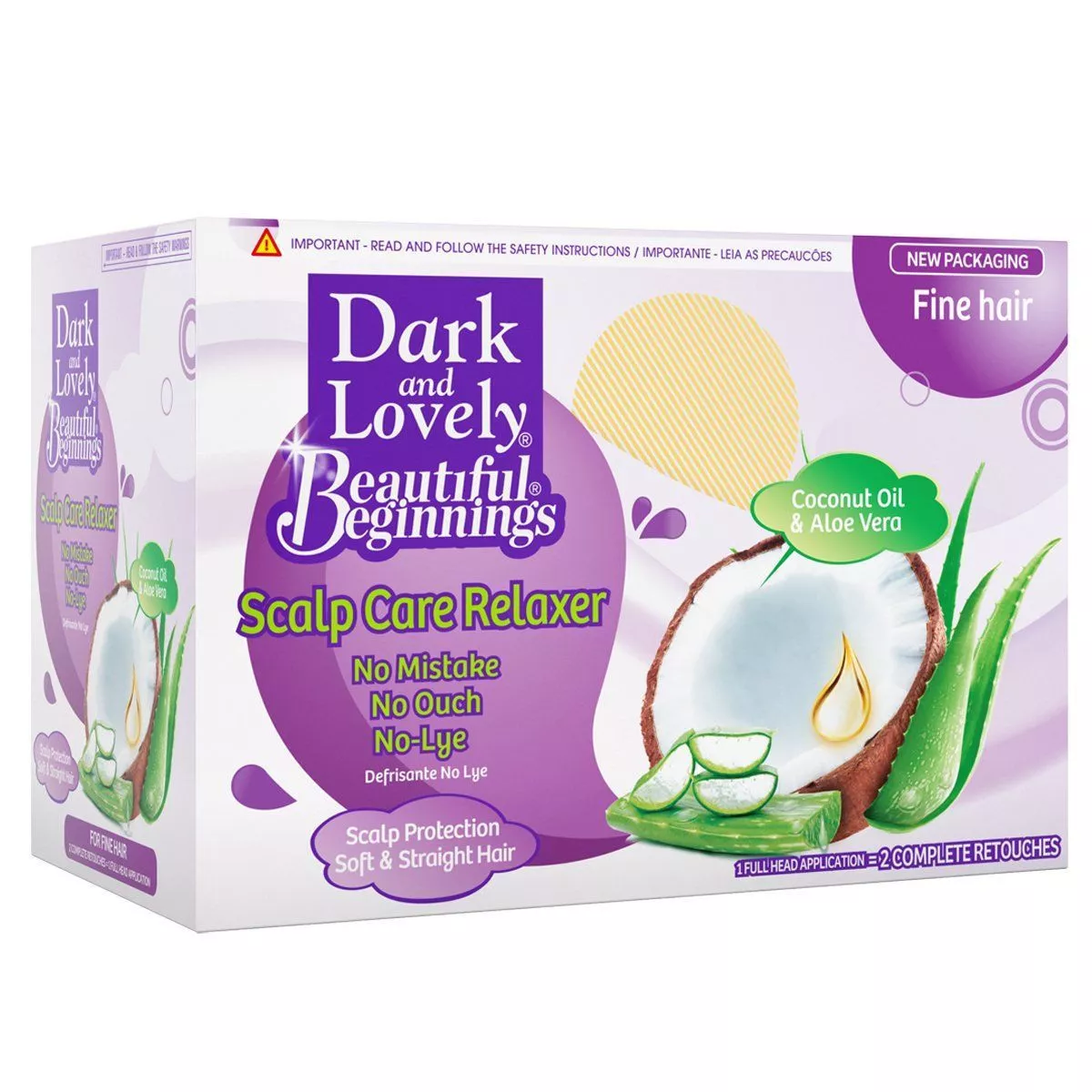 Kit défrisant cheveux fins kid DARK & LOVELY