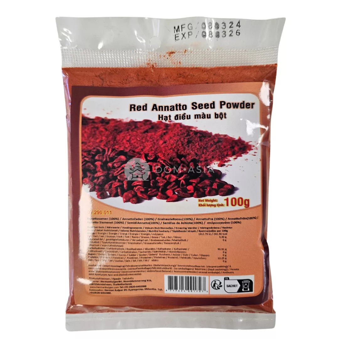 Red annatto powder / Hat dieu goi 100g VN