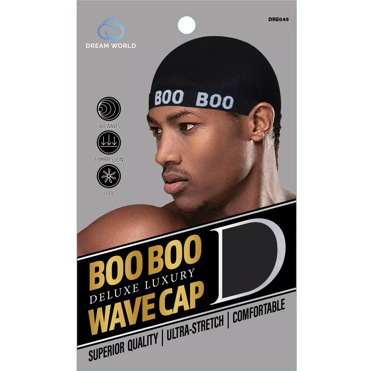 Boo Boo Wave  cap D 'BLACK' dre045