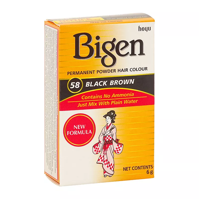 Teinte noir-brun/ balck brown n°58 BIGEN