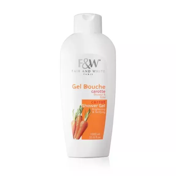 Gel douche carotte 1000ml FAIR&WHITE
